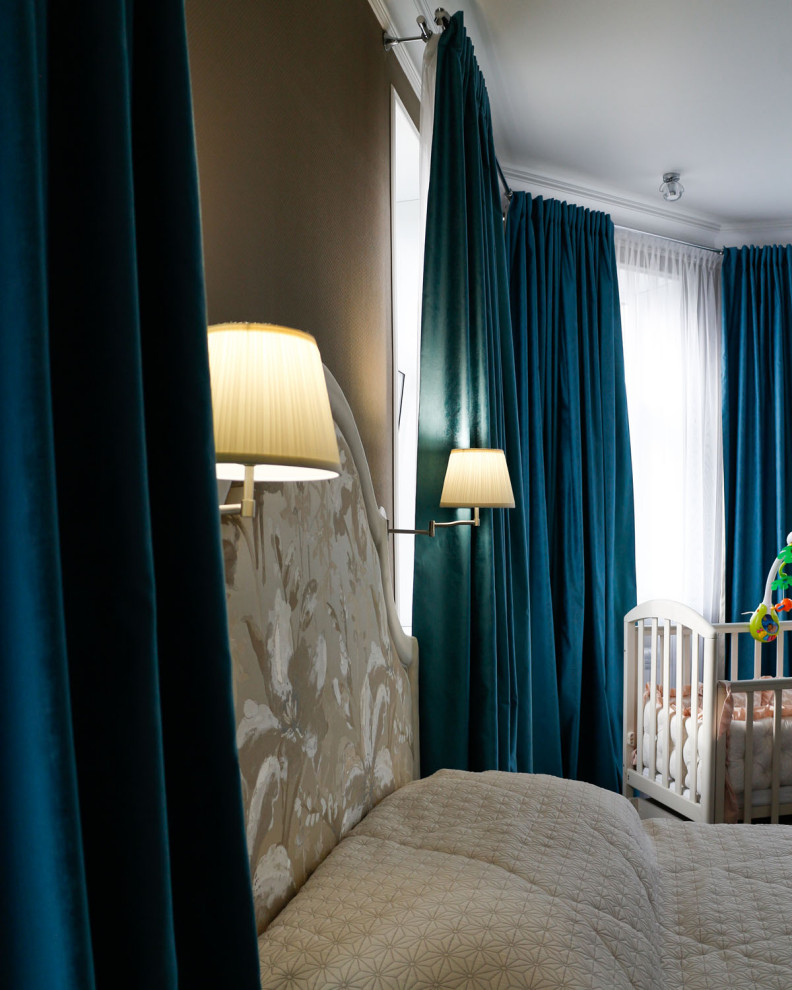 Интерьер двухэтажного дома в пригороде