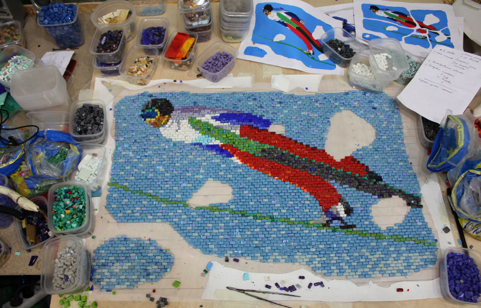 Обложка проекта: Мозаика в работе
