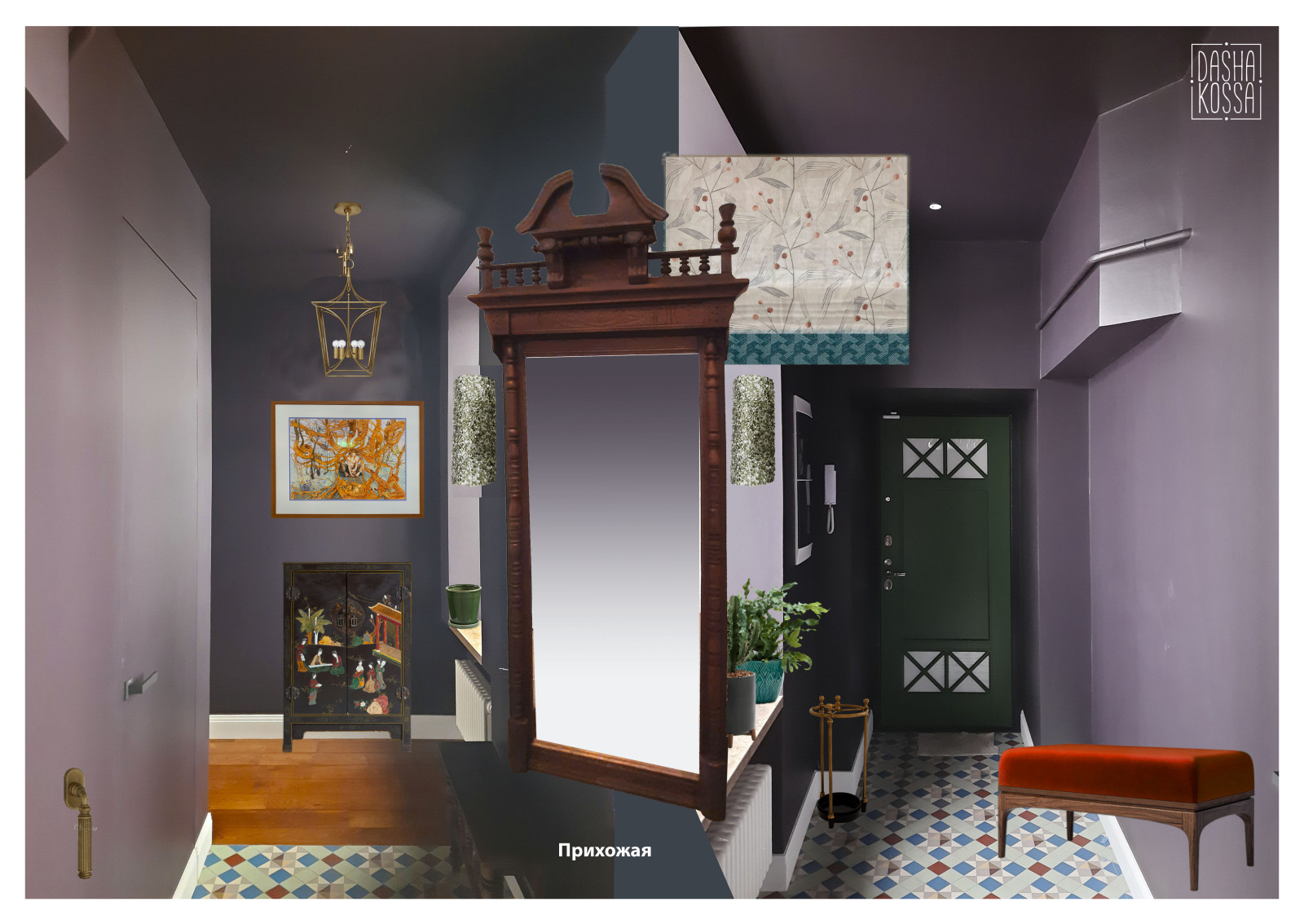 Декораторский проект квартиры в старом фонде недалеко от Третьяковской галереи