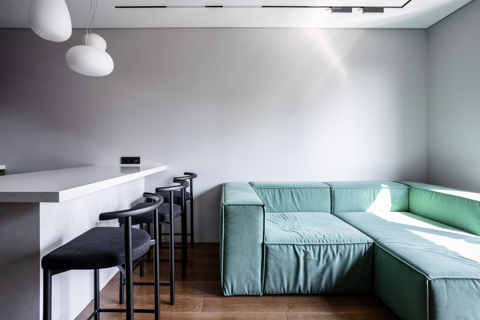 Современный интерьер квартиры 60 м2 в ЖК Академика Павлова 28