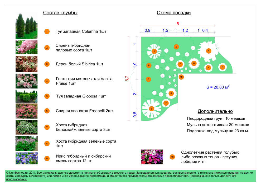 Проект ландшафтной композиции на заказ