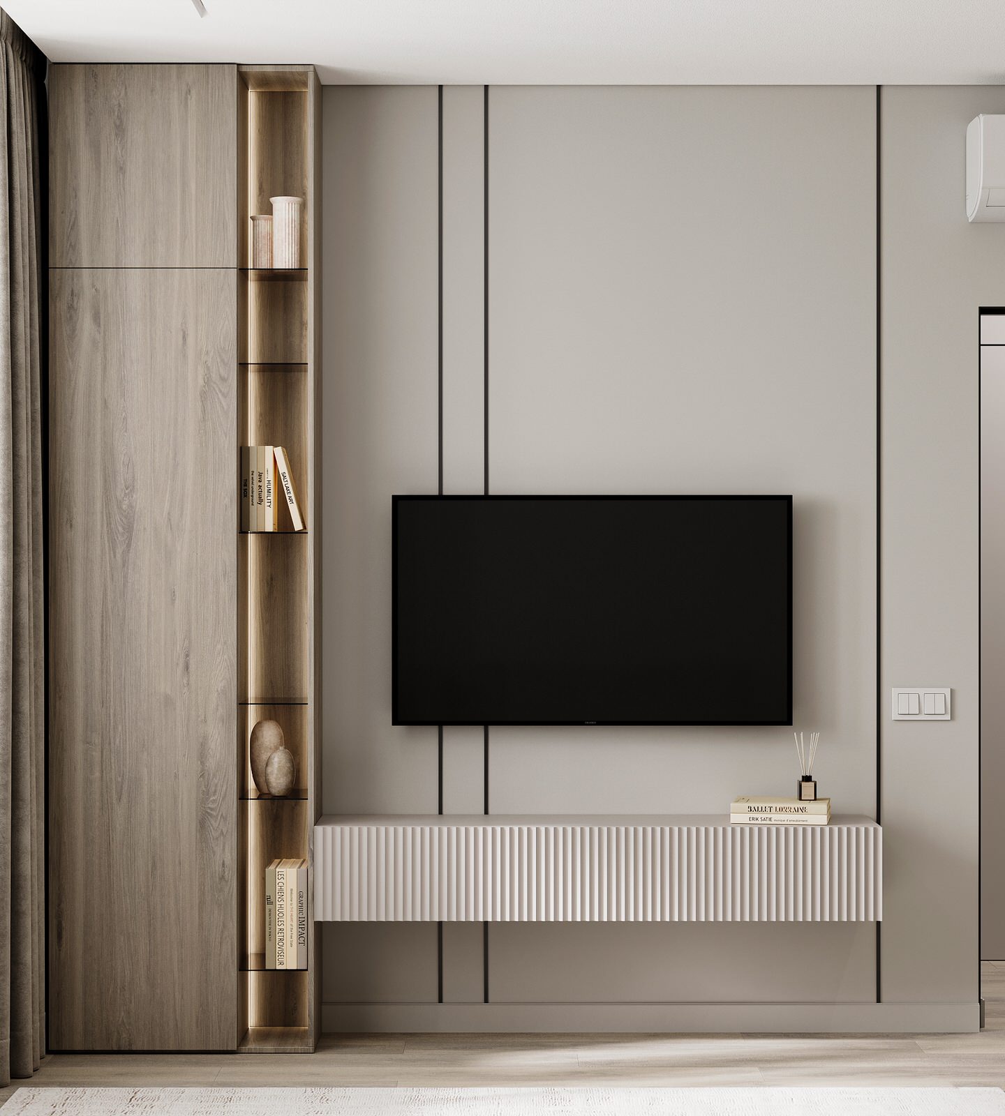 Интерьер квартиры в ЖК "Гармония"