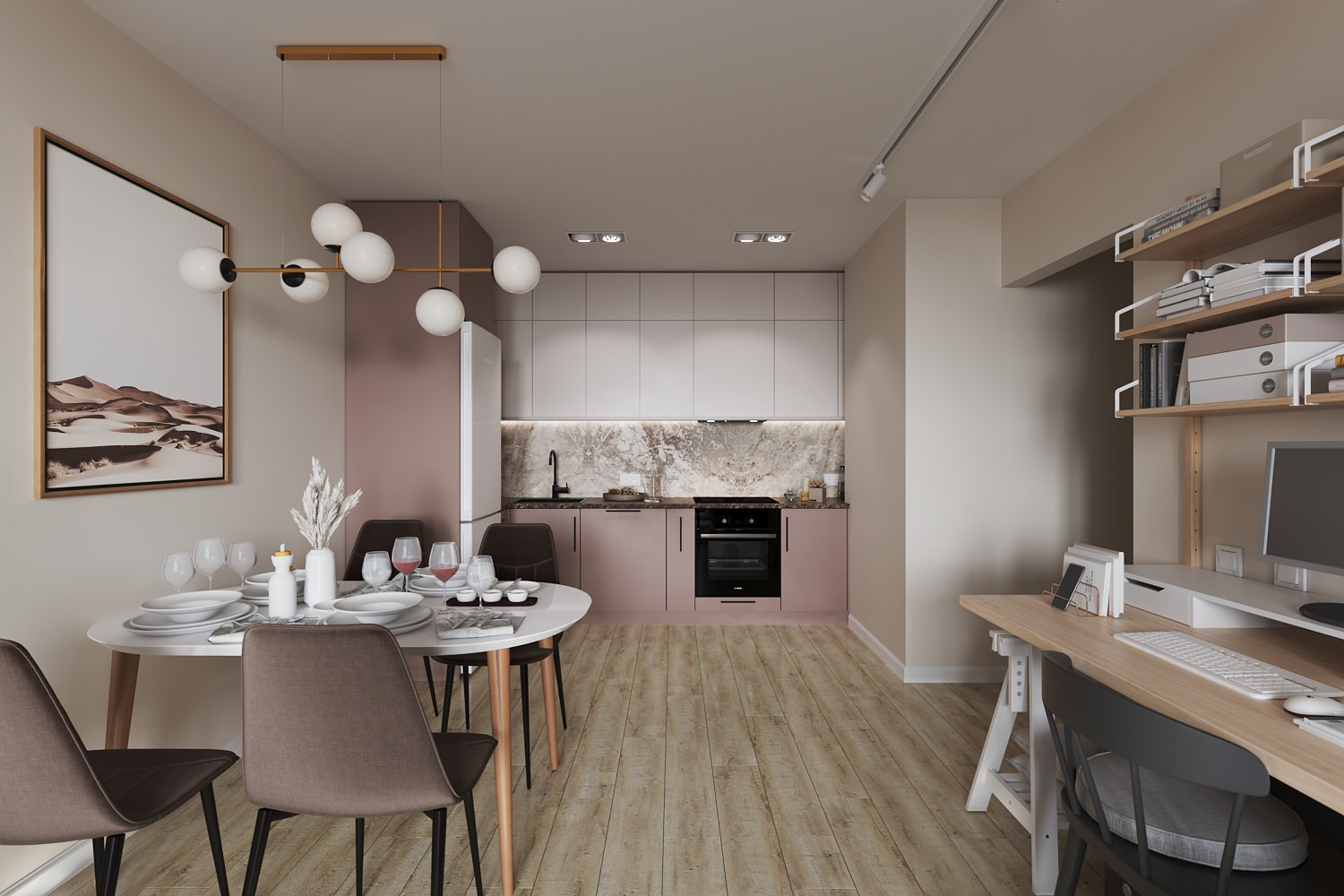 Яркая квартира в ЖК Рубин