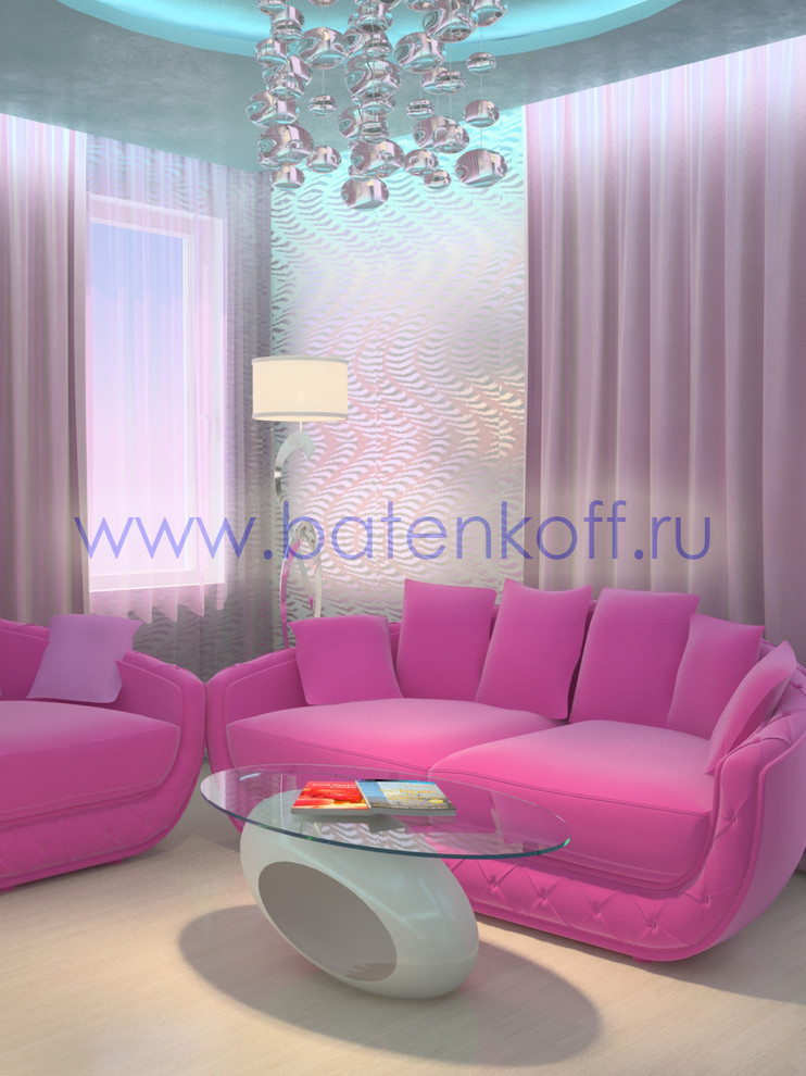 Дизайн интерьера коттеджа на Широкой речке, г.Екатеринубург