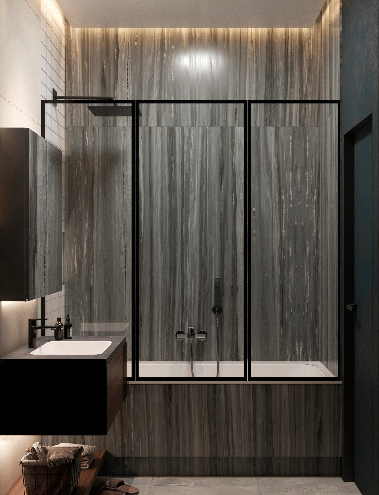 ЖК Фестиваль парк в темных тонах