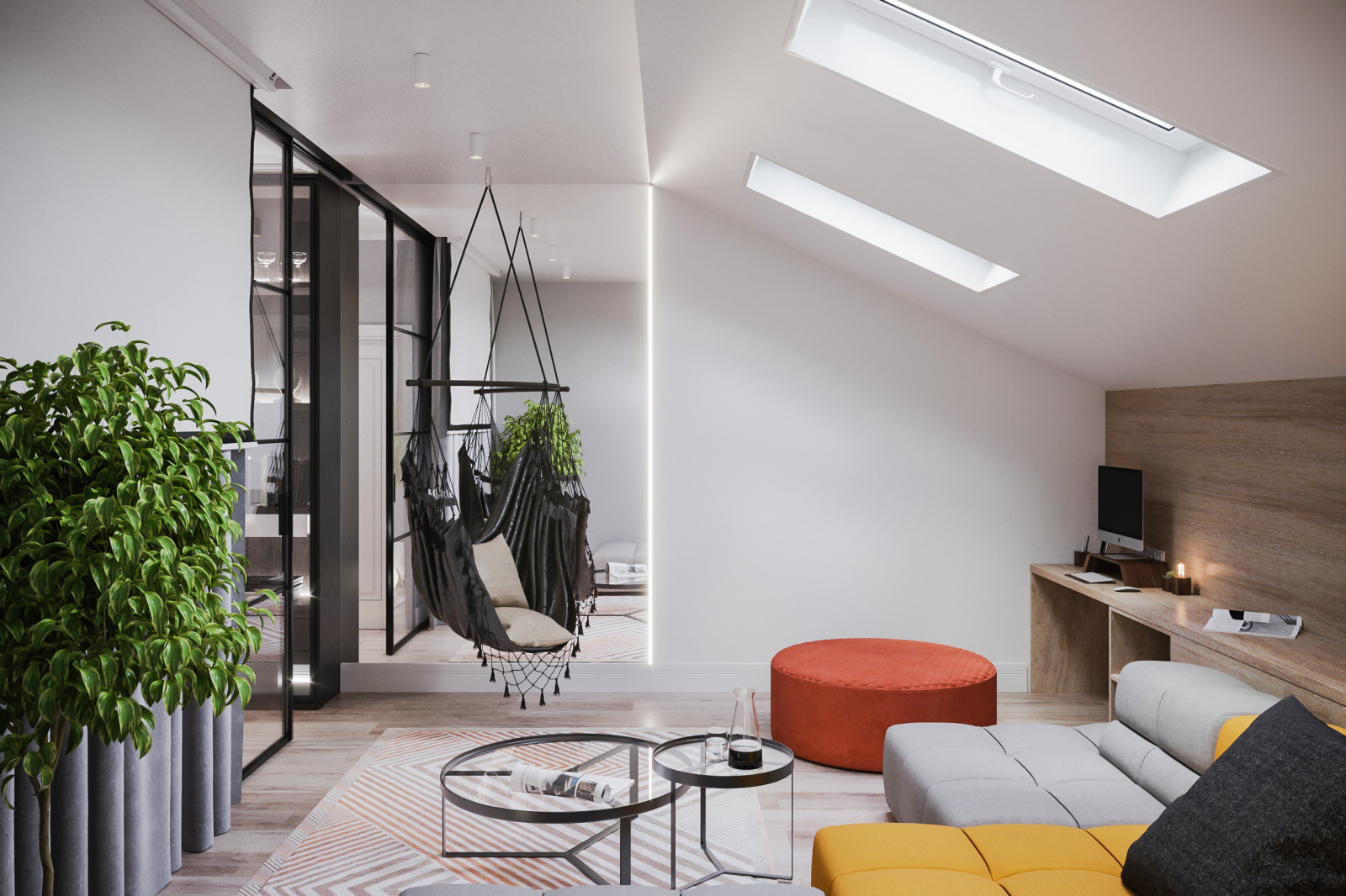 Apartamento de tres pisos