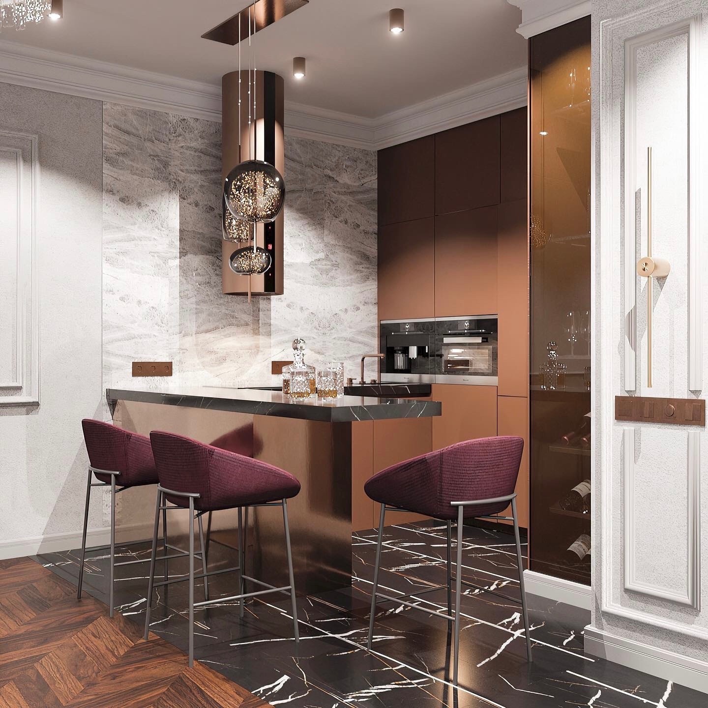 Обложка проекта: Визуализация квартиры в современном стиле