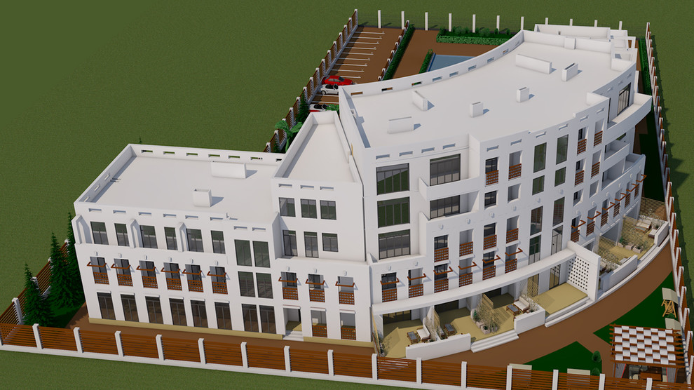 Обложка проекта: Гостиница в Гагрском районе республики Абхазия на 60 номеров