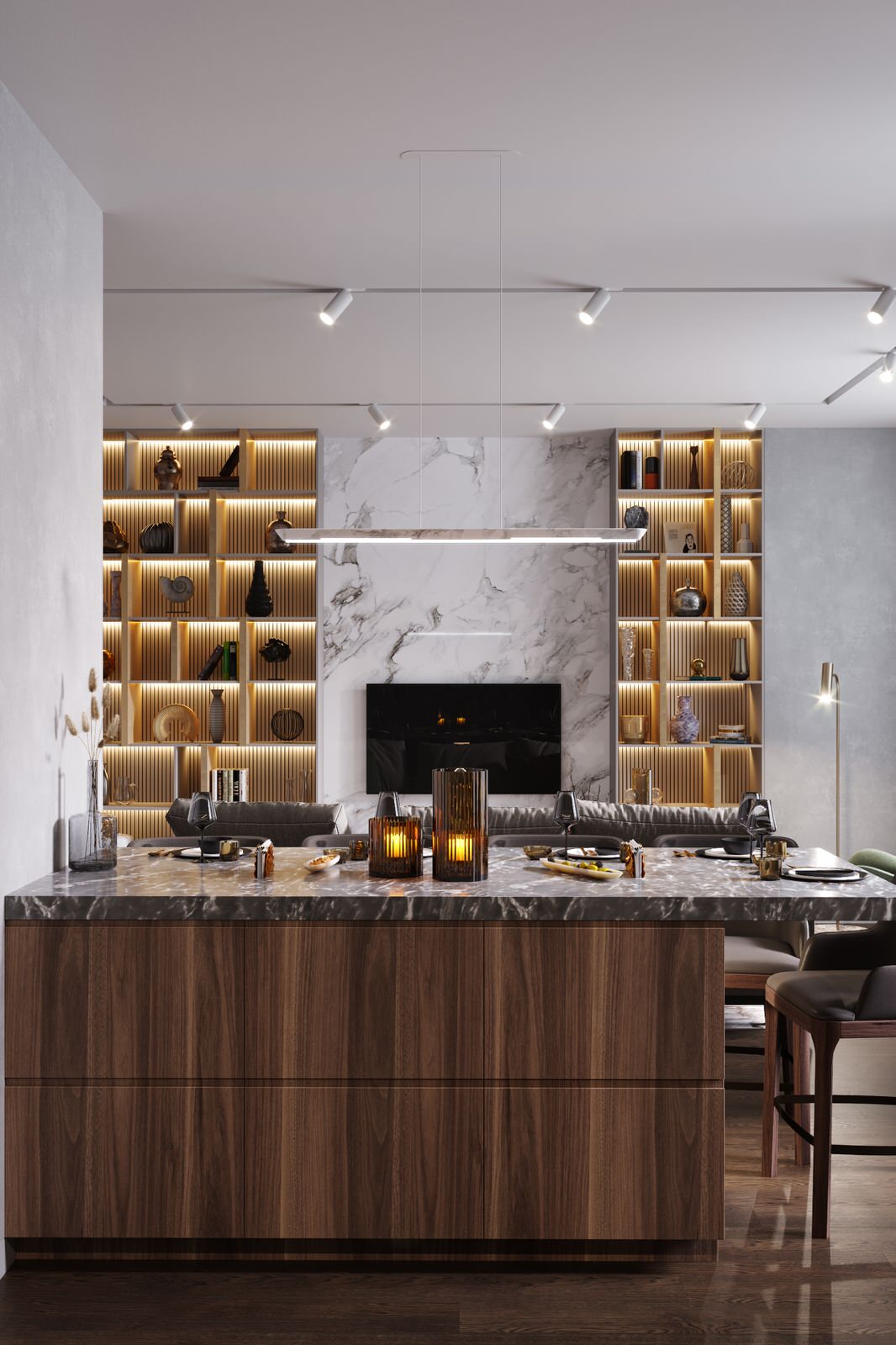 Квартира 110 кв. м. в современном стиле ЖК Red Side.