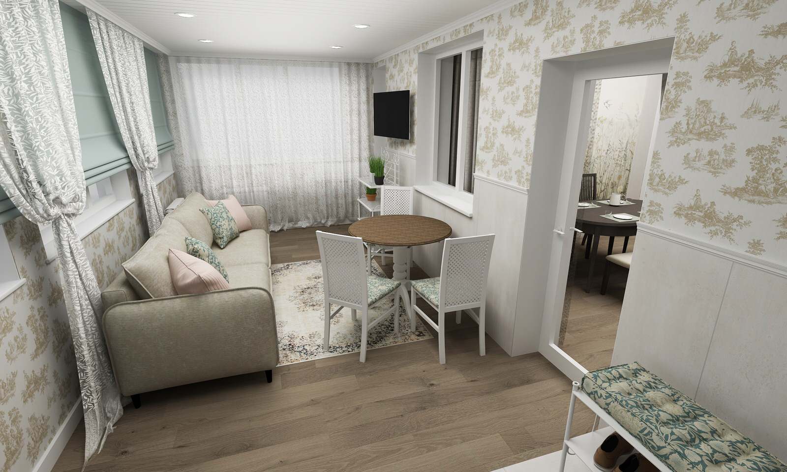 Обложка проекта: веранда в доме в ст. Вышестеблиевская