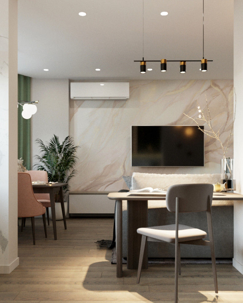 Яркая квартира 74 метра в ПетроглифПарке