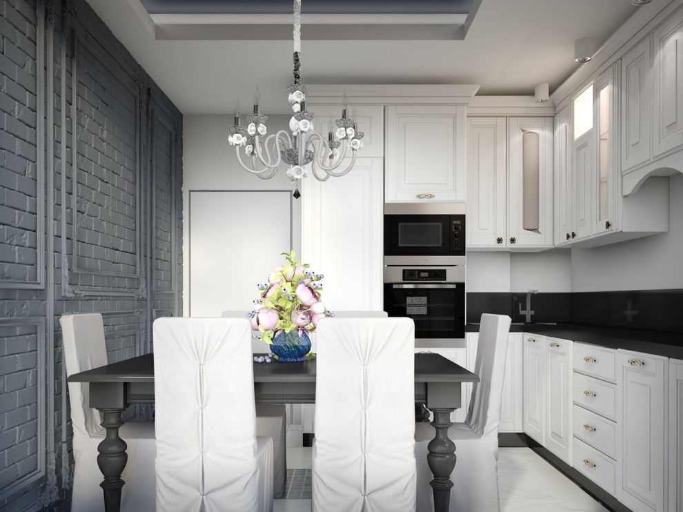 Трехкомнатная квартира в неоклассическом стиле