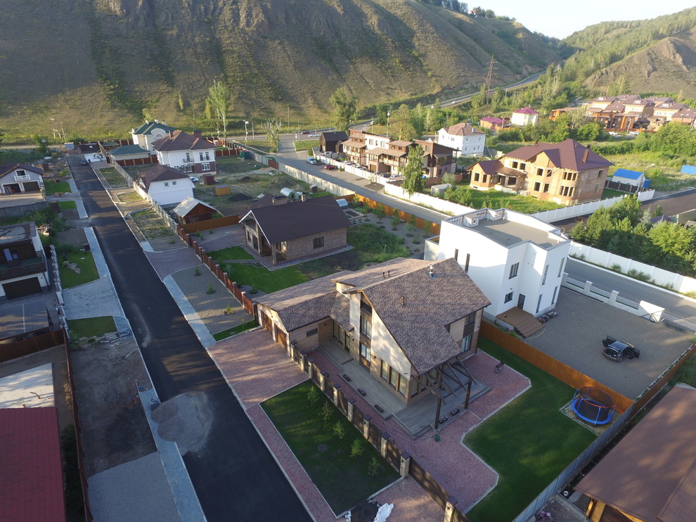 Современный деревянный дом 400 м2