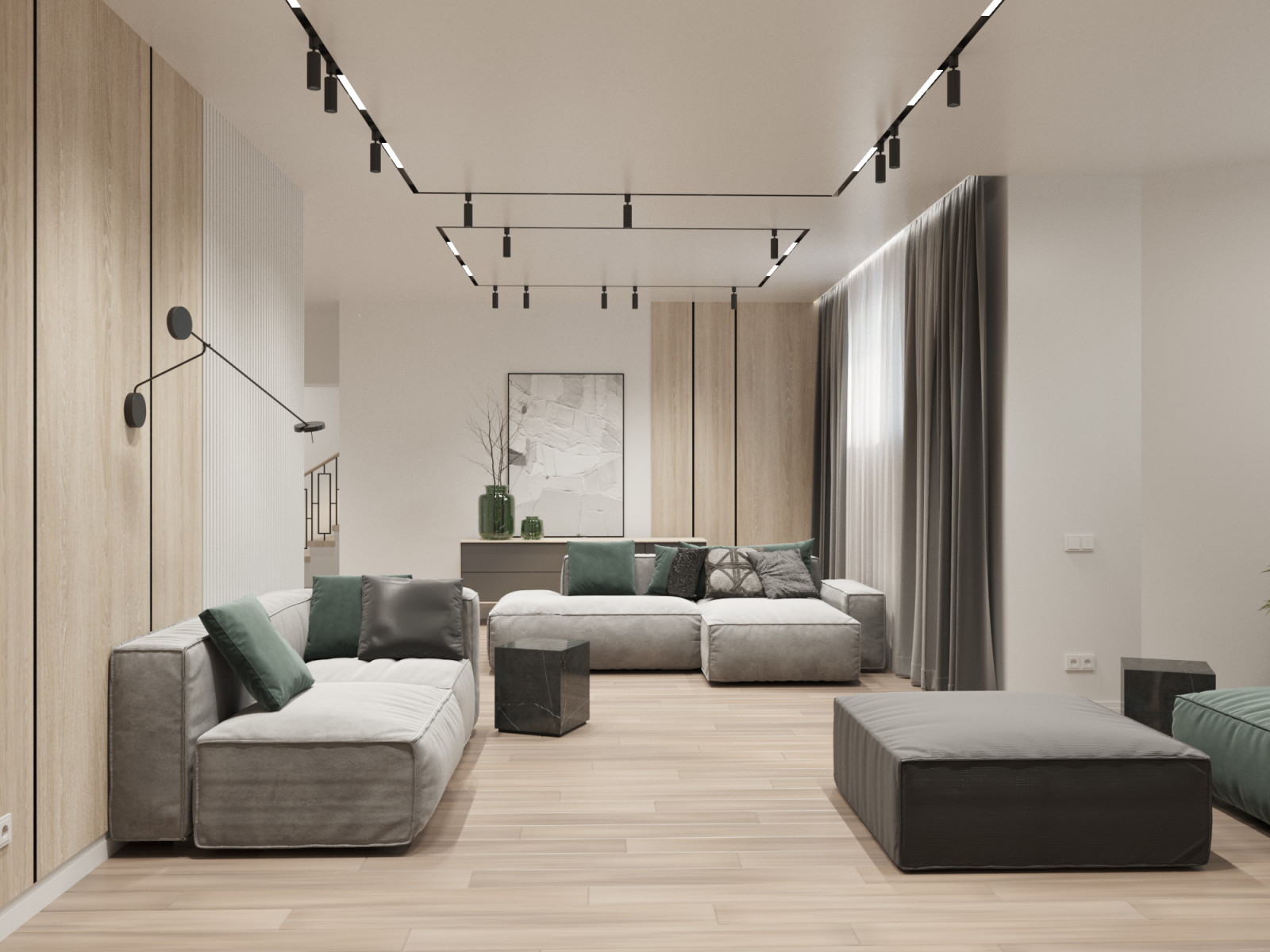 Светлый дом для семьи с детьми и собачкой