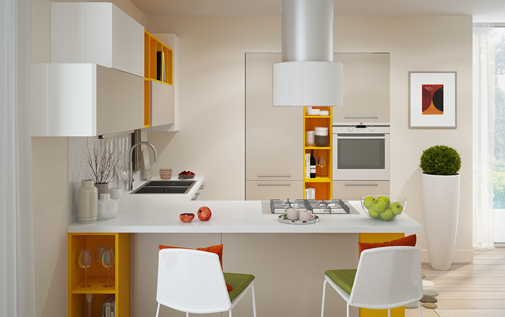 Современные Глянцевые кухни