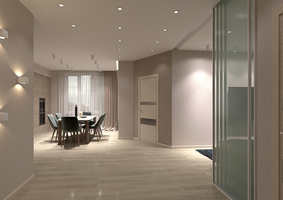 Обложка проекта: Трехкомнатная квартира в Питере