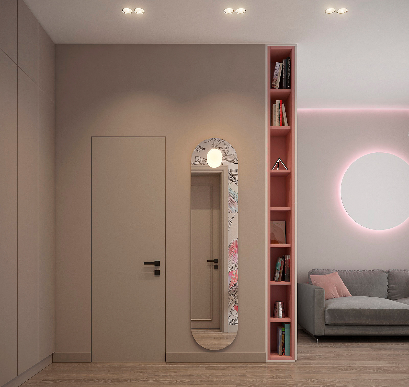 Квартира с вторым светом в современном стиле