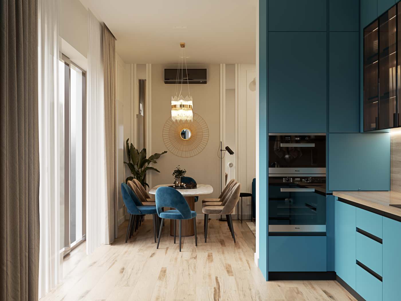 Одноэтажный дом в Подмосковье