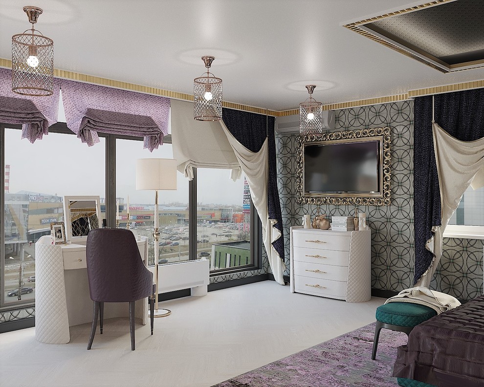 Спальня в стиле ар-деко ЖК Мегаполис г. Нижний Новгород