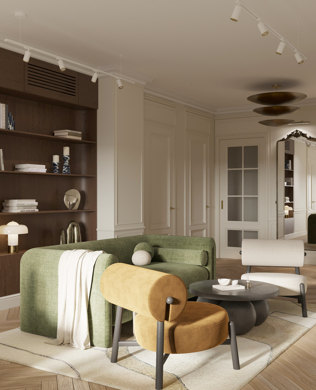 Квартира в стиле неоклассика