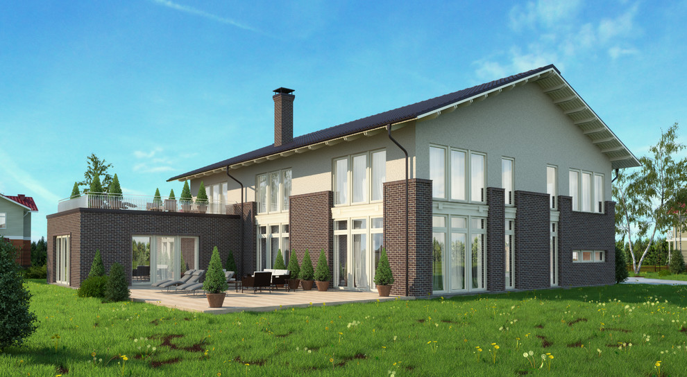 Обложка проекта: Дизайн проект интерьеров коттеджа