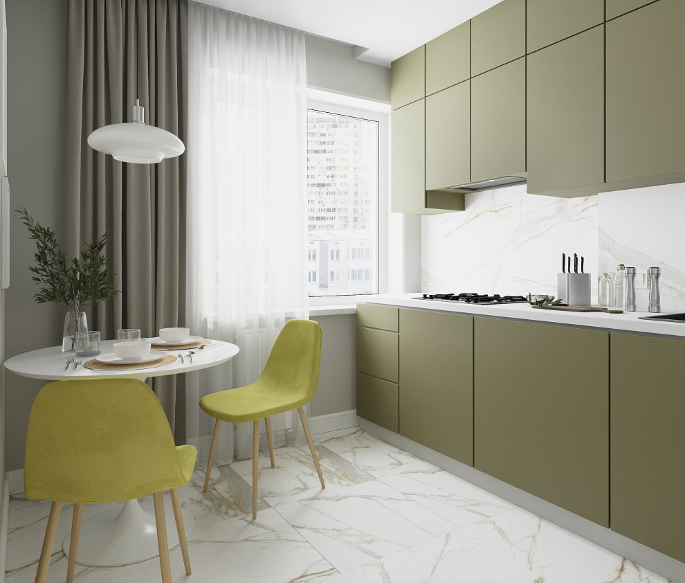 Кухня 8м2 + прихожая 10м2