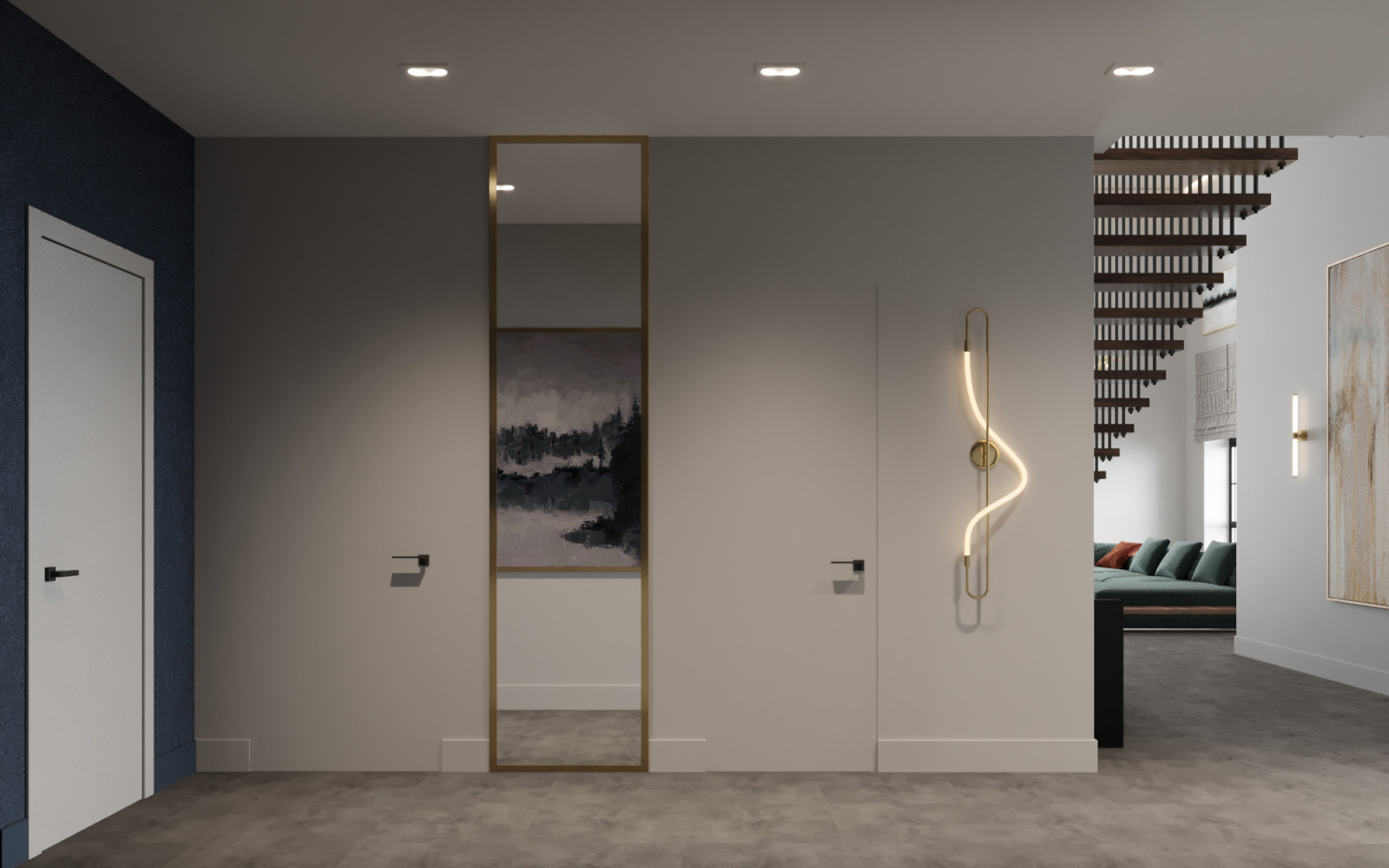 Дизайн-проект дома в загородном клубе "Серебряный остров"