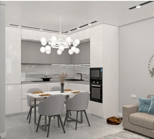 Дизайн-интерьера квартиры 91 кв/м