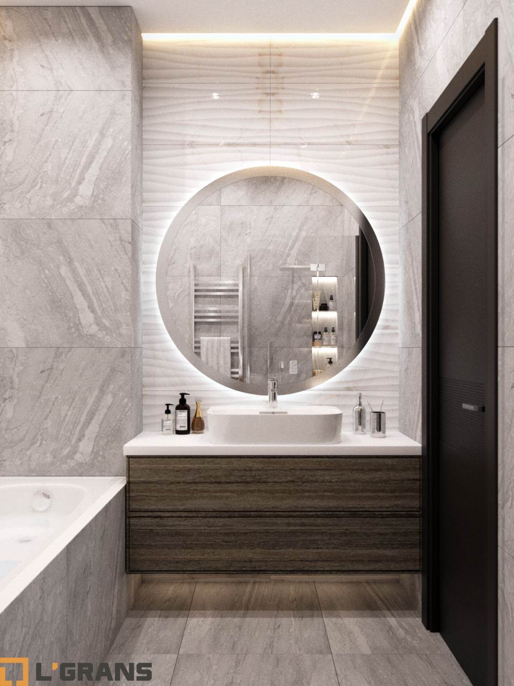 Дизайн проект интерьера 3к. квартиры ул. Советская