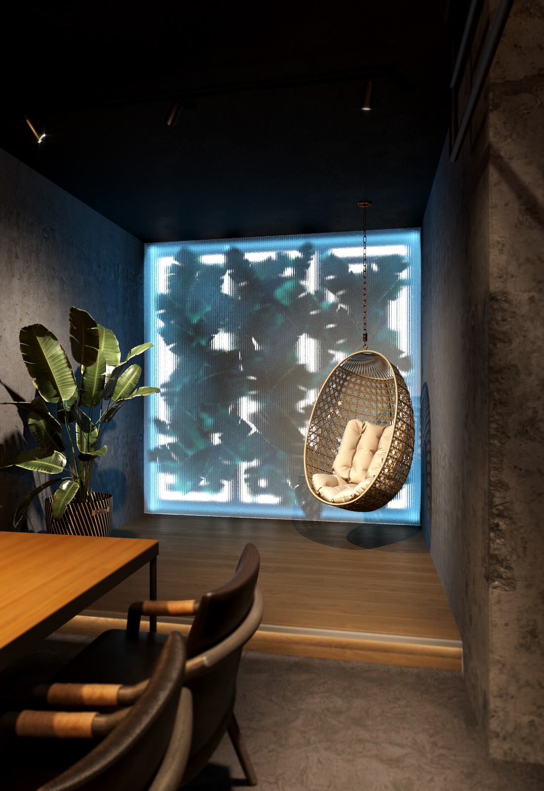 Дизайн-интерьера и визуализация караоке-бара "LAGUNA"