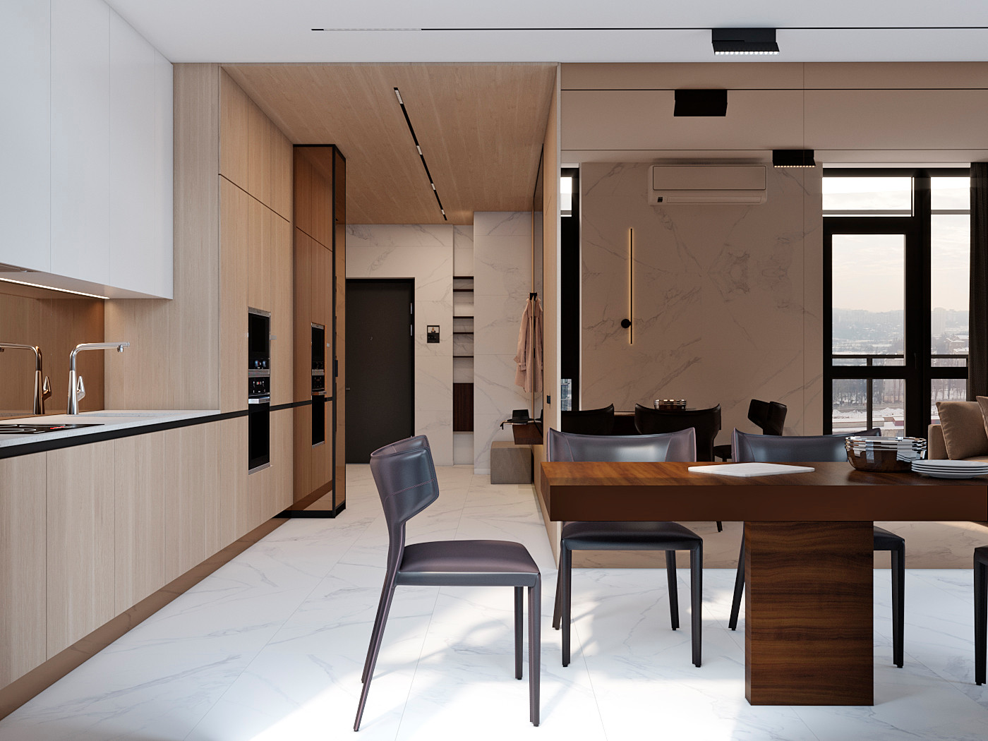 The circulation appartment