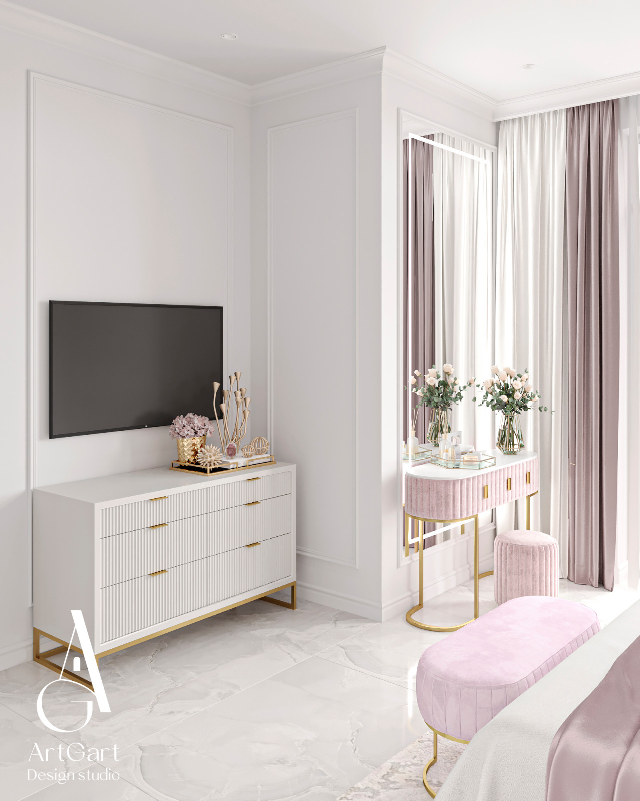 Дизайн квартиры в ЖК  Spires