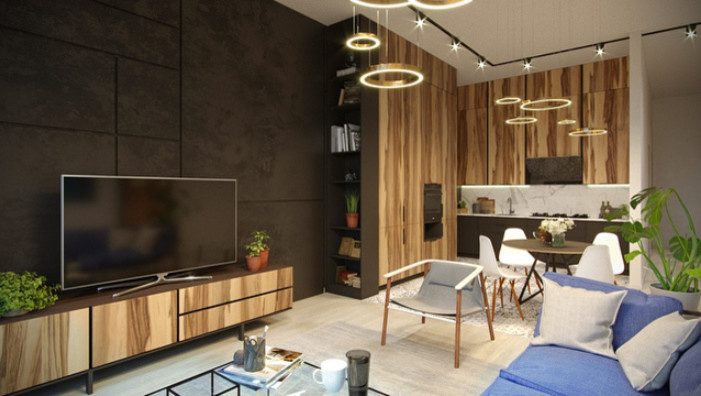 Интерьуры в стиле лофт