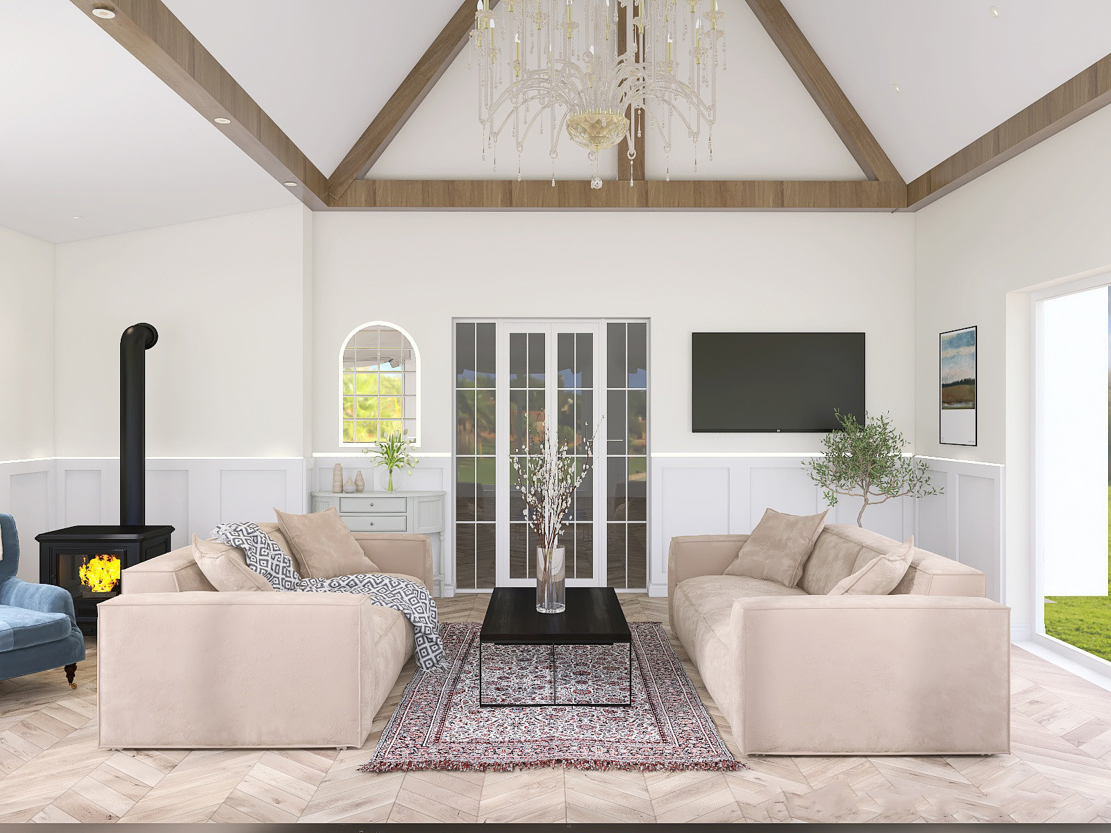 Обложка проекта: Квартира в немецком дом е в неоклассическом стиле