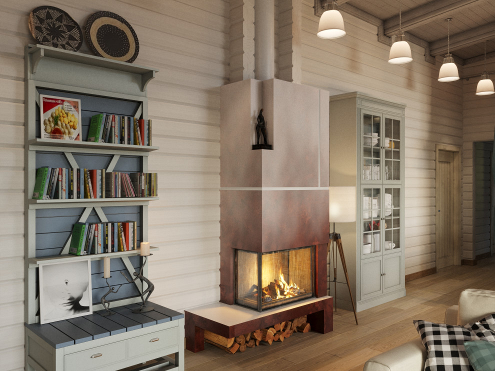 Интерьеры жилого дома в Новосибирске