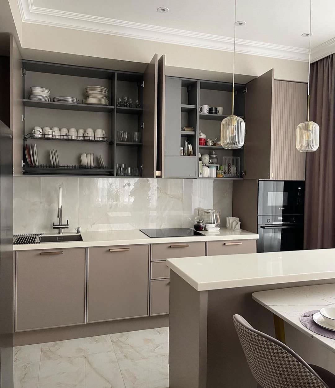 Кухня в гостинной