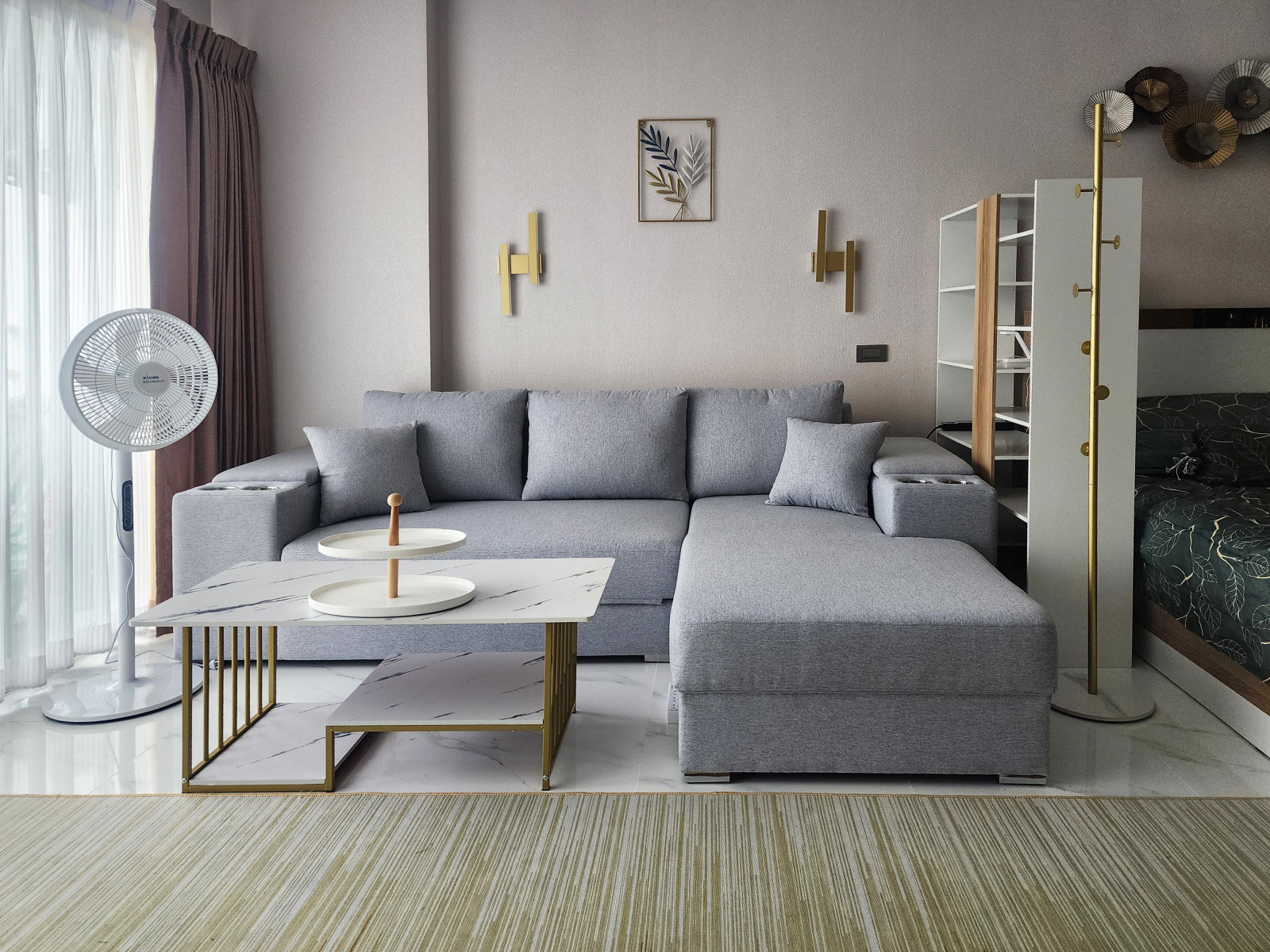 Дизайн проект студии 48м2 "под ключ"