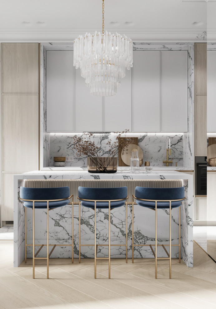 Обложка проекта: Однокомнатная квартира в стиле современной классики