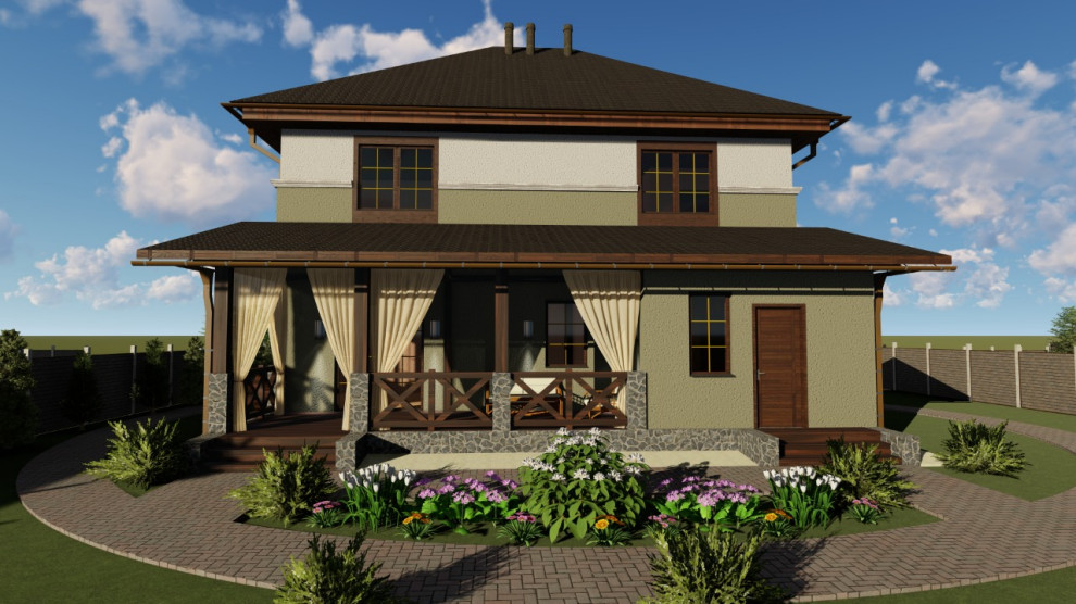 Обложка проекта: Коттедж в п. Рассоха