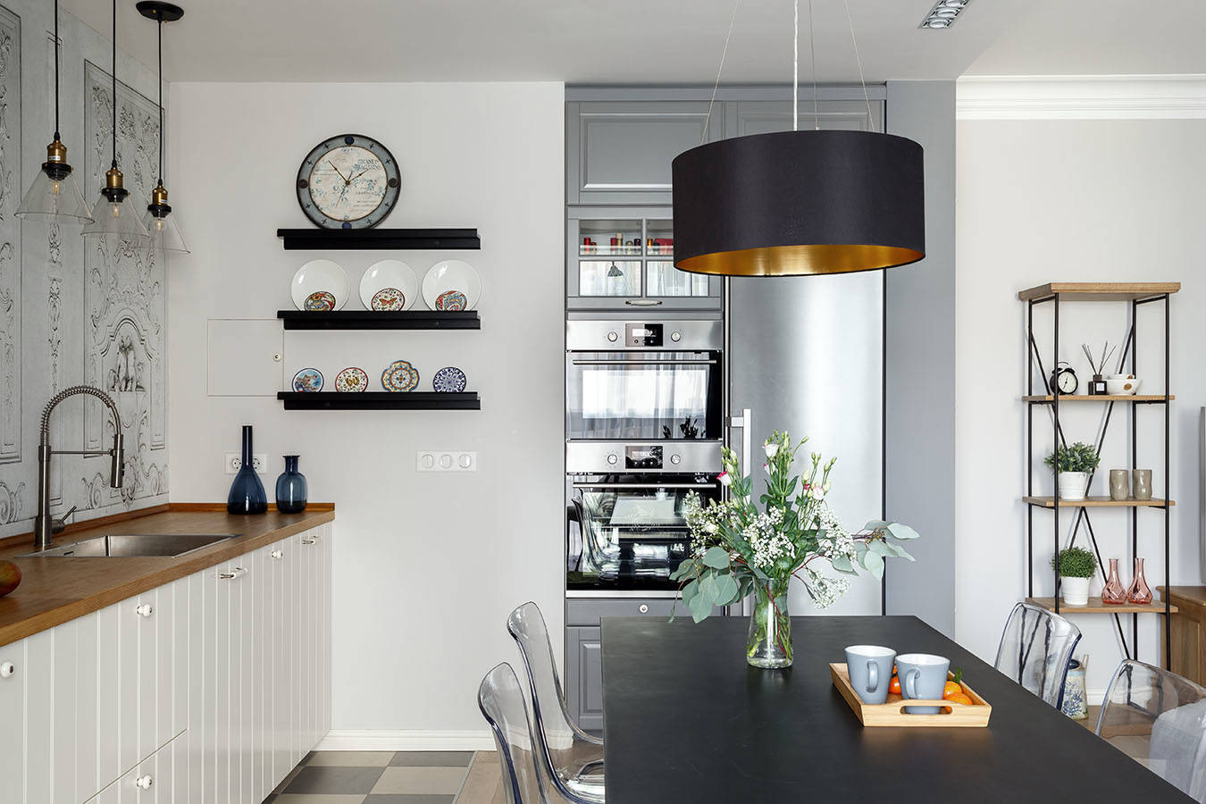 Houzz тур: Интерьер в цветах Петербурга