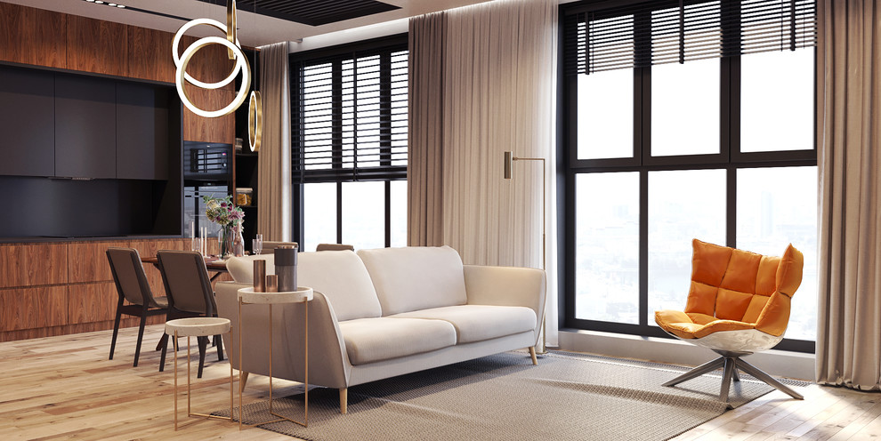 Интерьер квартиры 92 м2 в Екатеринбурге