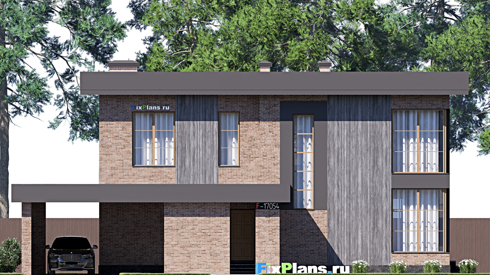 Проект двухэтажного дома 18х15 м S335м2 F-17054