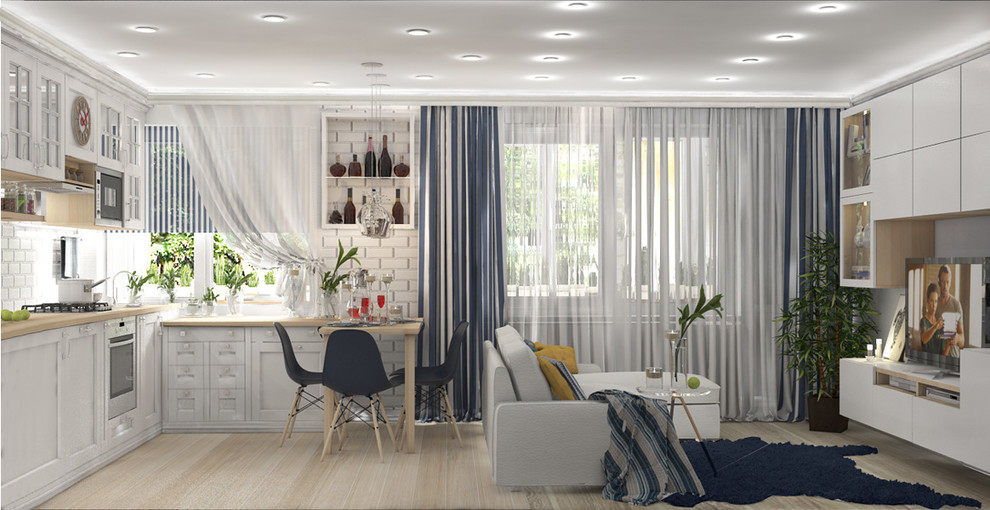 Проект квартиры для молодой семьи 36 м.кв.