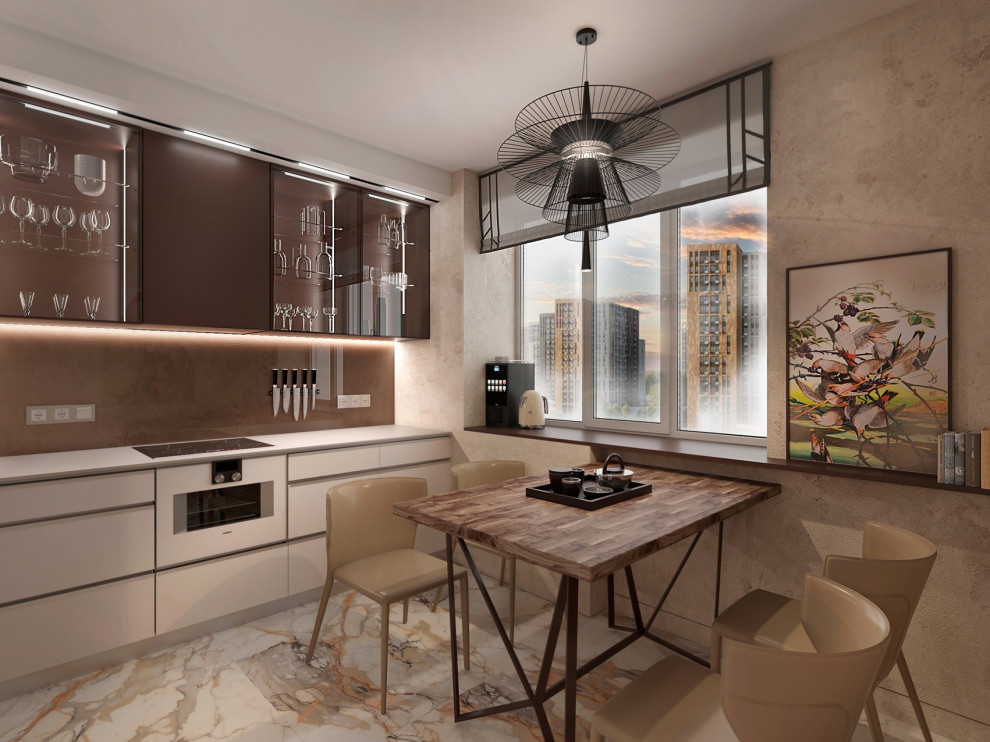 Небольшая современная кухня