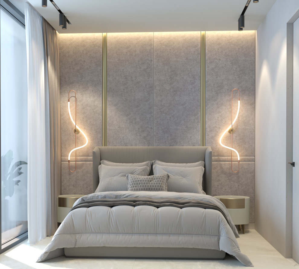 Гостевая спальня в проекте загородного дома Mountain House