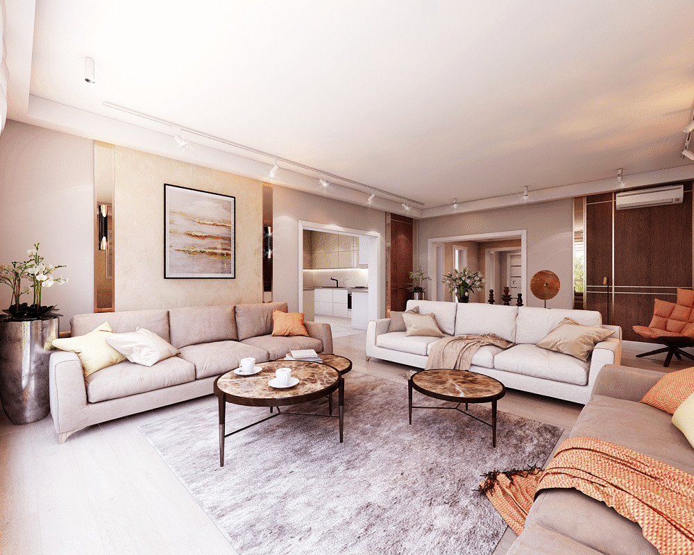 Обложка проекта: дизайн гостиной