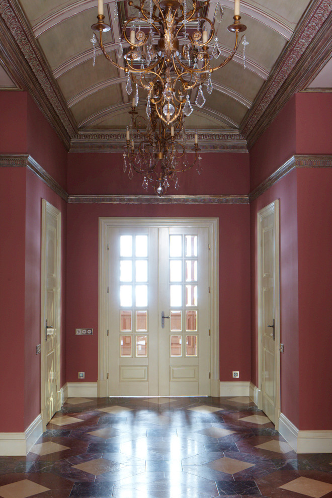 Классические витражные двери