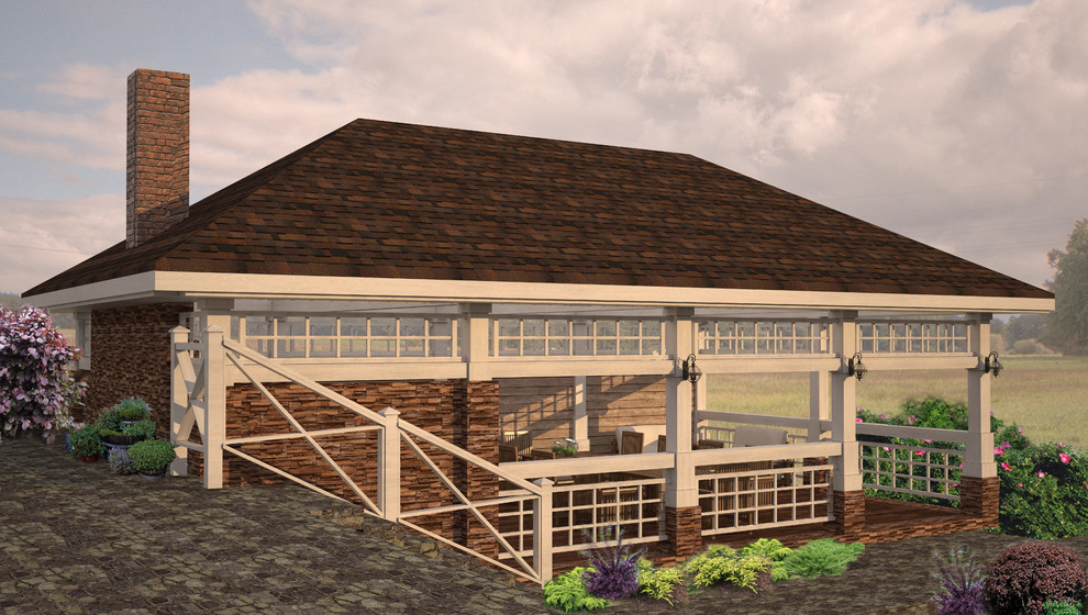 Беседка на загородном участке