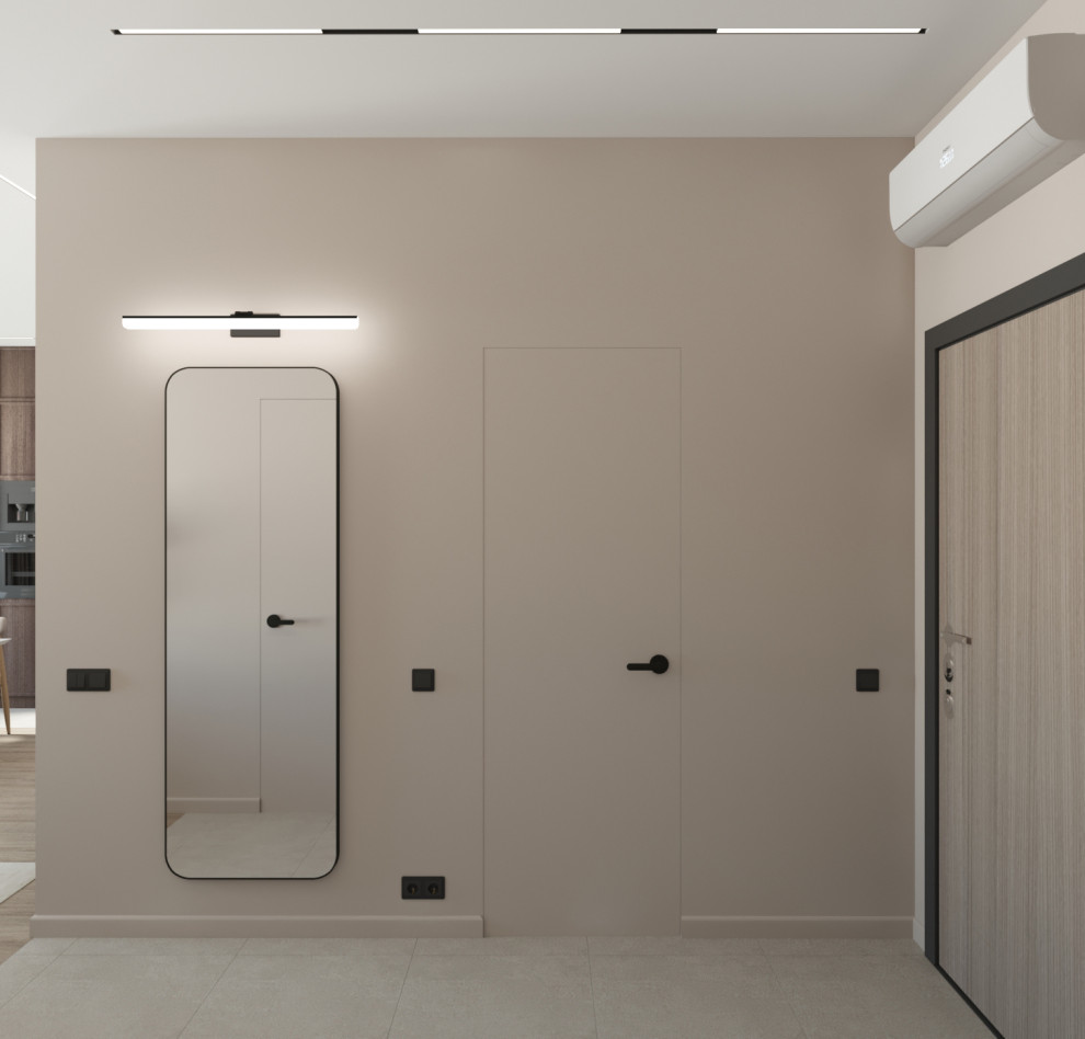 Стильная однушка 47 м² для девушки в ЖК Селигер Сити