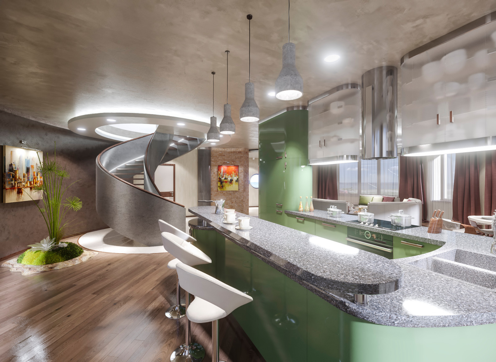 Круглый дом:)